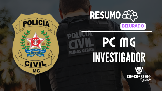 Combo - Investigador Polícia Civil MG  - Resumo Bizurado